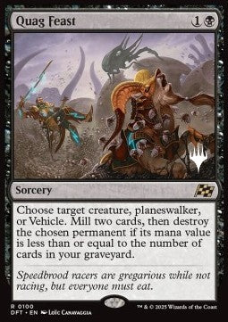 Quag Feast PDFT-100 Rare Near Mint Englisch Foil