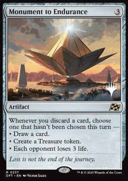 Monument to Endurance (V.2) PDFT-237 Rare Near Mint Englisch Foil