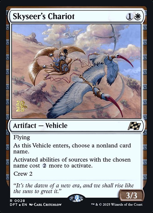 Streitwagen der Himmelsseherin (V.1) PDFT-28 Rare Excellent Deutsch Foil