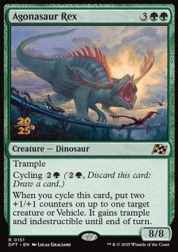 Agonasaur Rex PDFT-151 Rare Near Mint Englisch Foil