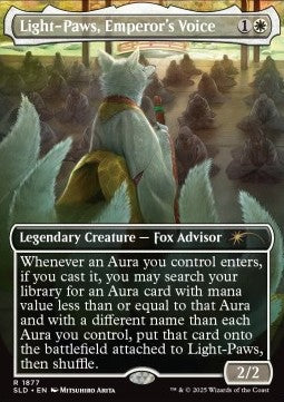 Light-Paws, Emperor's Voice SLDW25-1877 Rare Near Mint Englisch Foil
