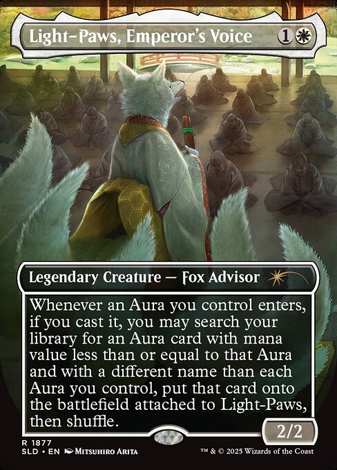 Light-Paws, Emperor's Voice SLDW25-1877 Rare Near Mint Englisch Foil