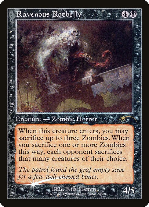 Ravenous Rotbelly SLD-849 Rare Near Mint Englisch Foil