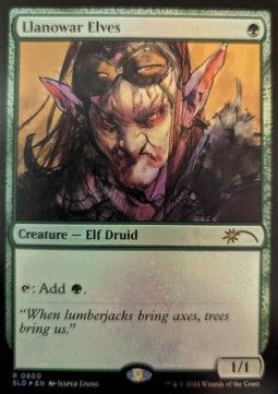 Llanowar Elves SLD-800 Rare Near Mint Englisch