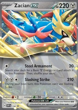 Zacian ex SVP-198 Promo Near Mint Englisch