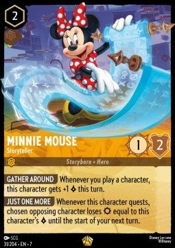 Minnie Maus - Geschichtenerzählerin 7ARI-31 Legendary Near Mint Englisch Foil