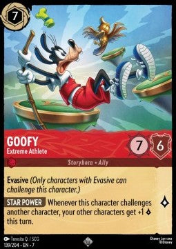 Goofy - Extremsportler 7ARI-139 Super Rare Excellent Deutsch