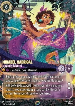 Mirabel Madrigal - Musikalisch begabt (V.2) 7ARI-206 Enchanted Near Mint Englisch Foil