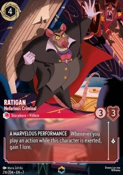 Rattenzahn - Ruchloser Verbrecher (V.2) 7ARI-216 Enchanted Near Mint Englisch Foil