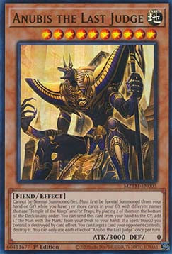 Anubis the Last Judge MZTM-003 Ultra Rare Near Mint Englisch 1. Auflage