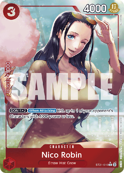 Nico Robin (ST21-010) (V.2) ST-21 Alternate Art Near Mint Englisch