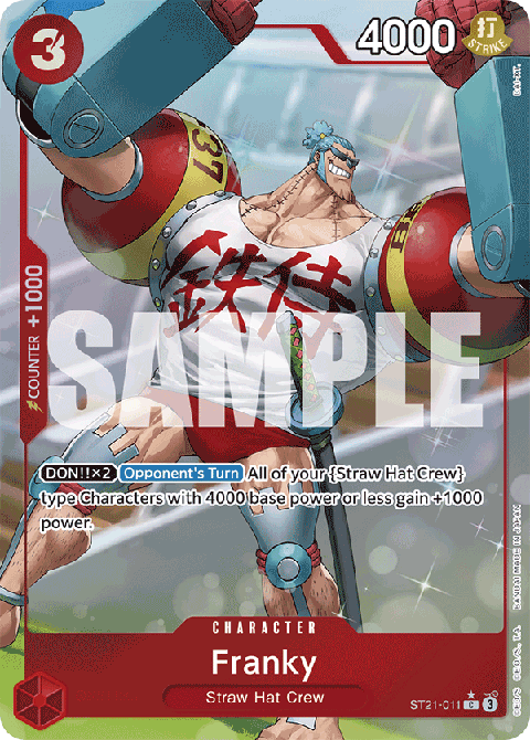 Franky (ST21-011) (V.2) ST-21 Alternate Art Near Mint Englisch