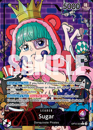 Sugar (OP10-003) (V.2) OP10 Alternate Art Light Played Englisch