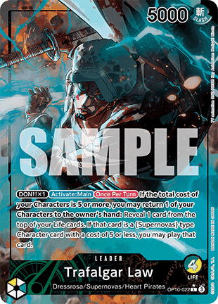 Trafalgar Law (OP10-022) (V.2) OP10 Alternate Art Near Mint Englisch