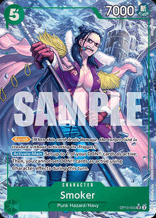 Smoker (OP10-030) (V.2) OP10 Alternate Art Near Mint Englisch