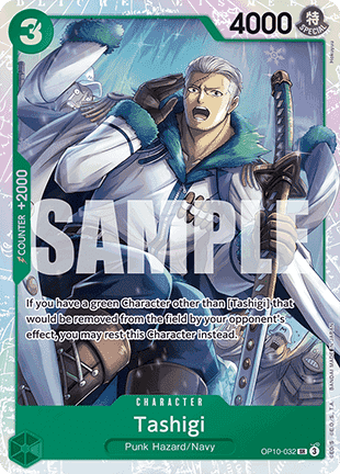 Tashigi (OP10-032) (V.1) OP10 Super Rare Excellent Englisch