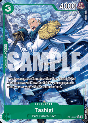 Tashigi (OP10-032) (V.2) OP10 Alternate Art Near Mint Englisch