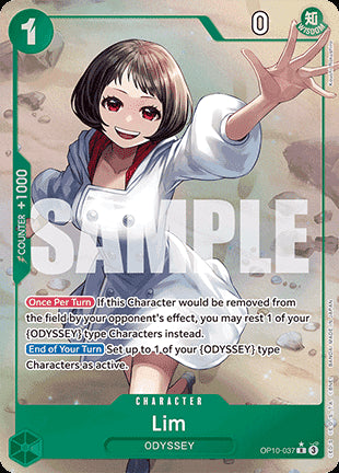 Lim (OP10-037) (V.2) OP10 Alternate Art Near Mint Englisch