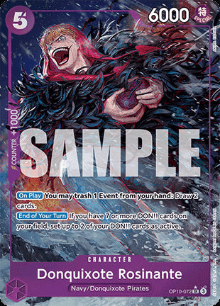 Donquixote Rosinante (OP10-072) (V.2) OP10 Alternate Art Near Mint Englisch
