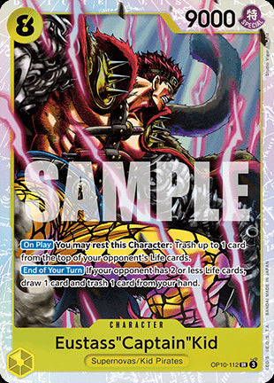 Eustass"Captain"Kid (OP10-112) (V.1) OP10 Super Rare Near Mint Englisch