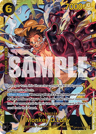 Monkey.D.Luffy (OP10-118) (V.1) OP10 Secret Rare Excellent Englisch