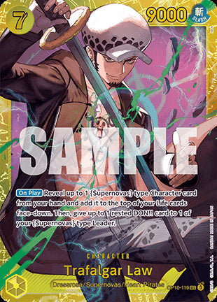 Trafalgar Law (OP10-119) (V.1) OP10 Secret Rare Near Mint Englisch