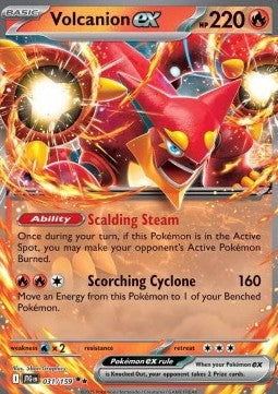 Volcanion ex JTG-031 Double Rare Excellent Deutsch