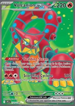 Volcanion ex JTG-171 Ultra Rare Near Mint Englisch