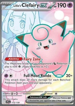 Lillie's Clefairy ex JTG-173 Ultra Rare Near Mint Englisch
