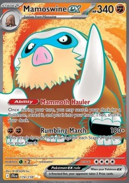 Mamoswine ex JTG-174 Ultra Rare Near Mint Englisch