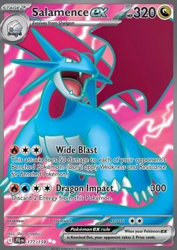 Salamence ex JTG-177 Ultra Rare Near Mint Englisch