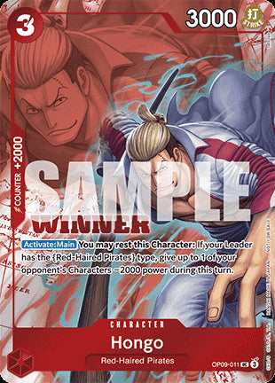 Hongo (OP09-011) (V.2) UP Uncommon Near Mint Englisch