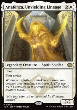 Anafenza, Unyielding Lineage TDM-2 Rare Near Mint Englisch