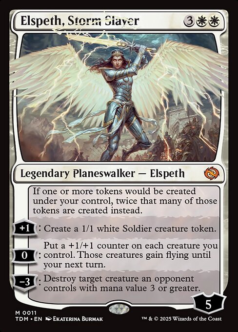 Elspeth, Storm Slayer TDM-11 Mythic Near Mint Englisch