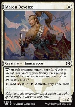 Mardu Devotee TDM-16 Common Near Mint Englisch Foil