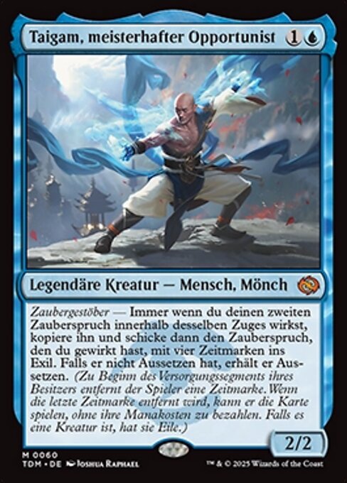 Taigam, meisterhafter Opportunist TDM-60 Mythic Near Mint Deutsch
