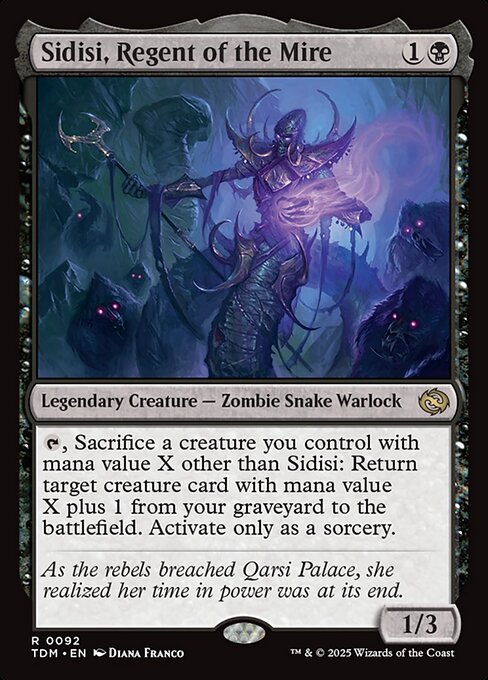 Sidisi, Regent of the Mire TDM-92 Rare Excellent Englisch