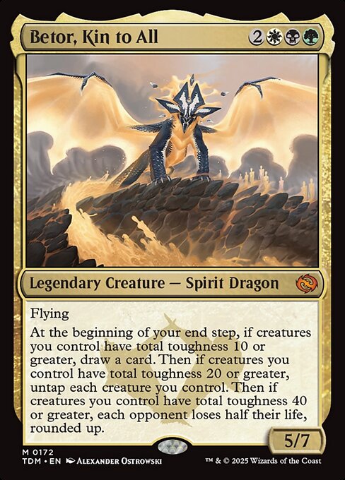 Betor, Kin to All TDM-172 Mythic Near Mint Englisch