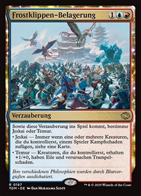 Frostklippen-Belagerung TDM-187 Rare Excellent Deutsch Foil