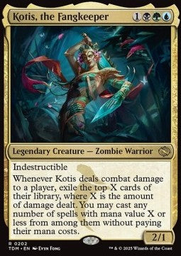 Kotis, the Fangkeeper TDM-202 Rare Near Mint Englisch Foil