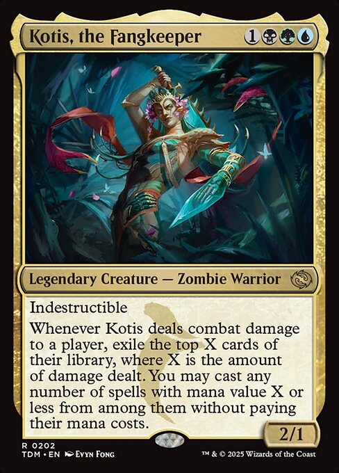 Kotis, the Fangkeeper TDM-202 Rare Near Mint Englisch Foil