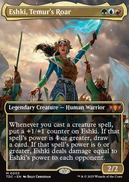 Eshki, Gebrüll der Temur TDC-3 Mythic Near Mint Deutsch Foil
