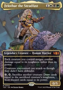 Felothar the Steadfast TDC-4 Mythic Near Mint Englisch