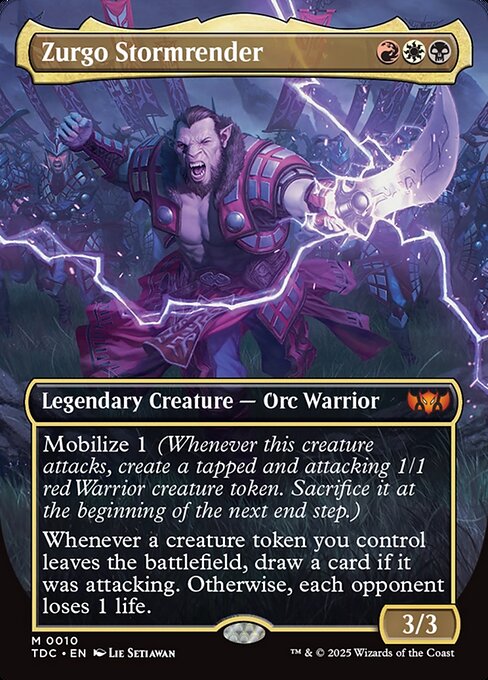 Zurgo Stormrender TDC-10 Mythic Near Mint Englisch