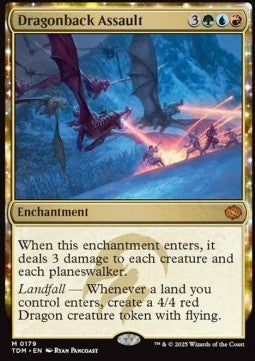 Dragonback Assault TDM-179 Mythic Near Mint Englisch Foil