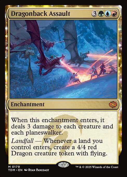 Dragonback Assault TDM-179 Mythic Near Mint Englisch Foil