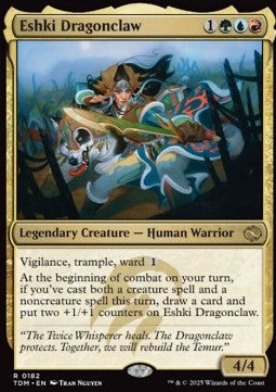 Eshki Dragonclaw TDM-182 Rare Excellent Englisch