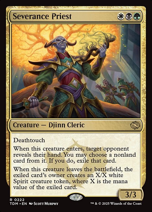 Severance Priest TDM-222 Rare Near Mint Englisch