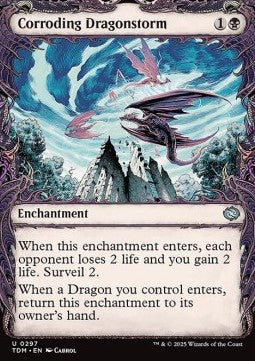 Corroding Dragonstorm XTDM-297 Uncommon Excellent Englisch Foil