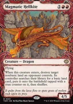 Magmatic Hellkite XTDM-301 Rare Near Mint Englisch